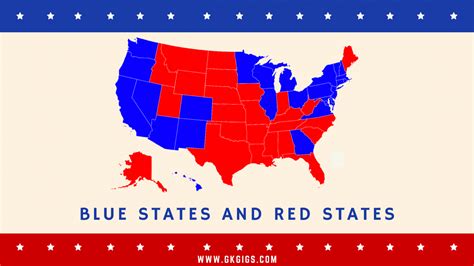 blue states in the us|list red states and blue.